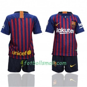 FC Barcelona Fotbollströjor Barn Hemma tröja 2018/19 Kortärmad